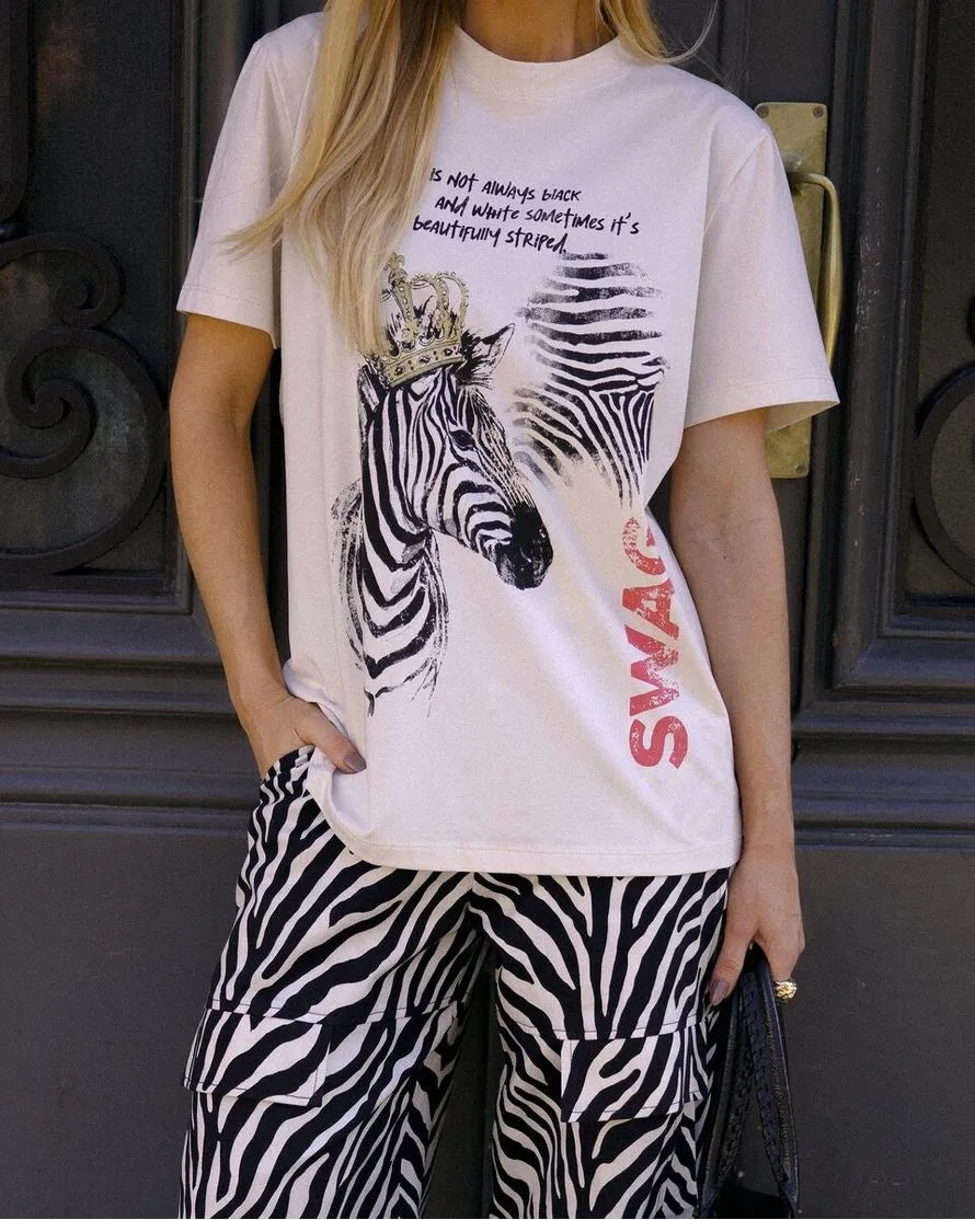 T-Shirt Zebra Oversized
