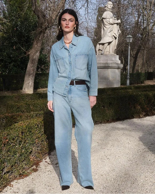 Calça Jeans Wide Leg