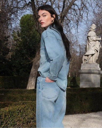 Calça Jeans Wide Leg