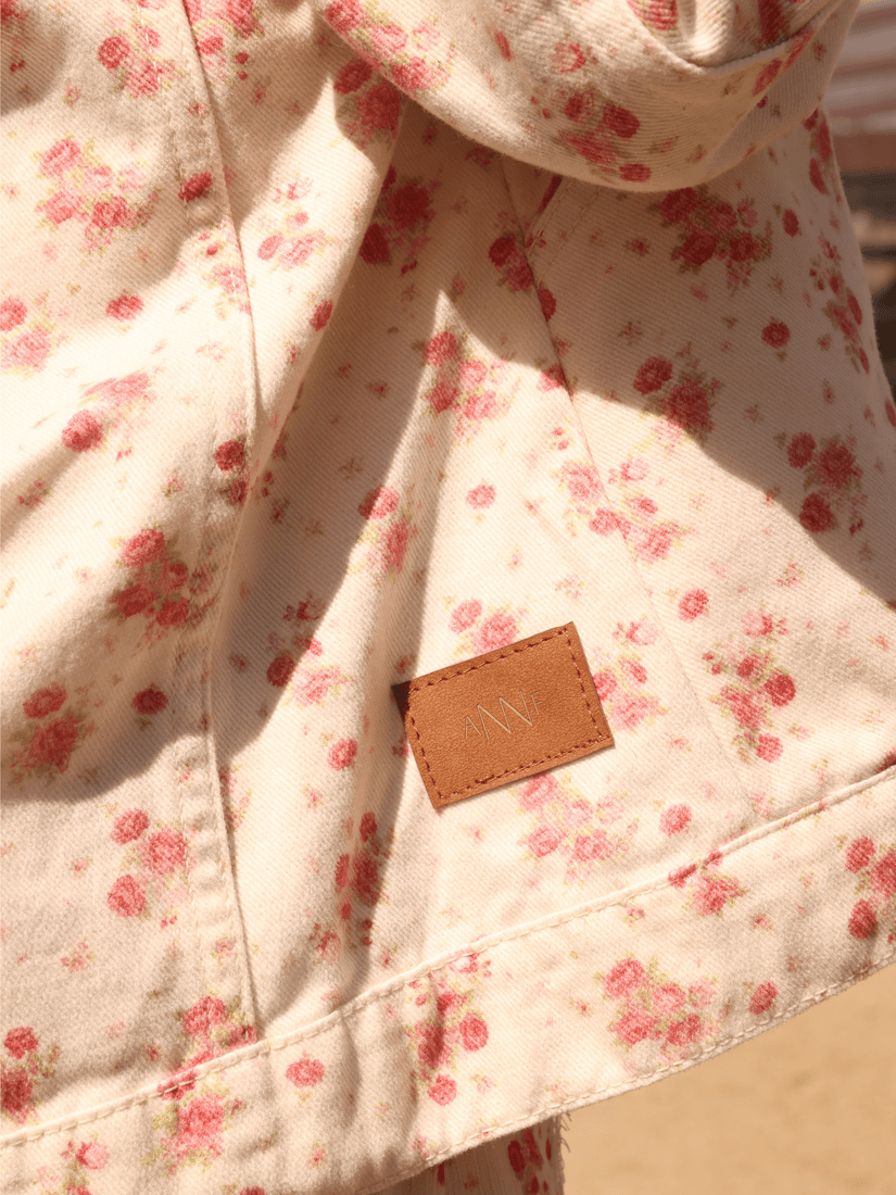 Jaqueta Sarja Floral