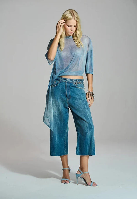 Bermuda Jeans Maxi