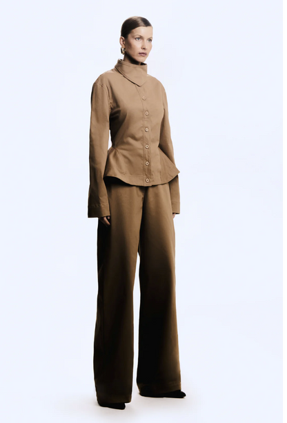 Calça Pantalona Estruturada