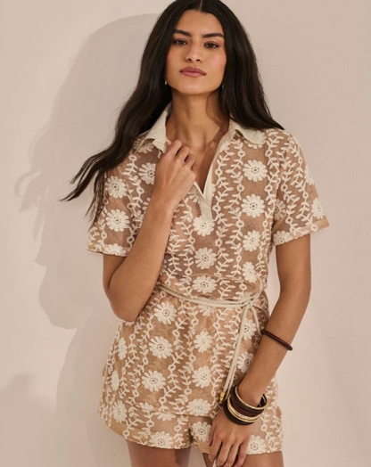 Conjunto Tela Blusa+Shorts